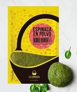 Paquete de espinaca en polvo La Canasta